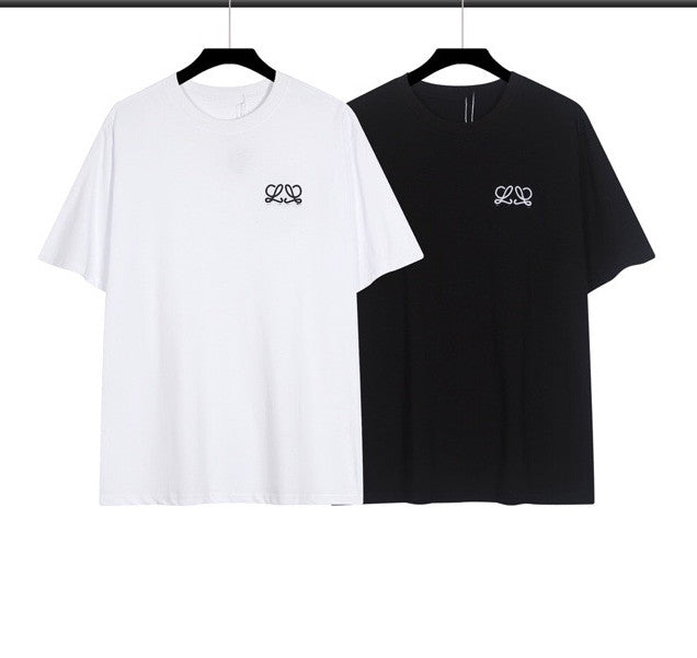 Designer Tide Men&#039;s T Shirts Top Chest Letter Laminated Print Short Sleeve High Street Loose Oversize Casual couple t shirt 100% Pure Cotton To