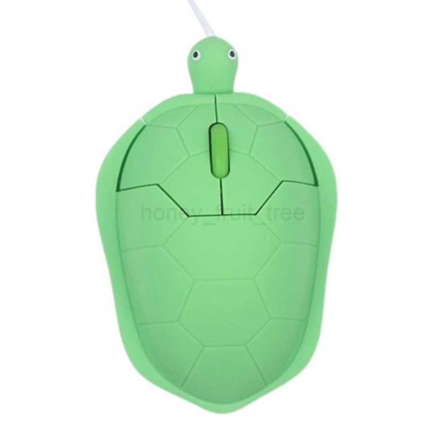 Green Turtle Shape USB Wired Corded Mouse Optical Mice for Notebook PC Laptop Computer 1200DPI 3 Buttons with 3.6 FeetM240725