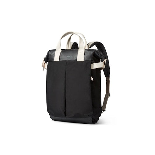 Bellroy Tokyo Totepack - Premium Edition Leather Laptop Backpack Black Sand