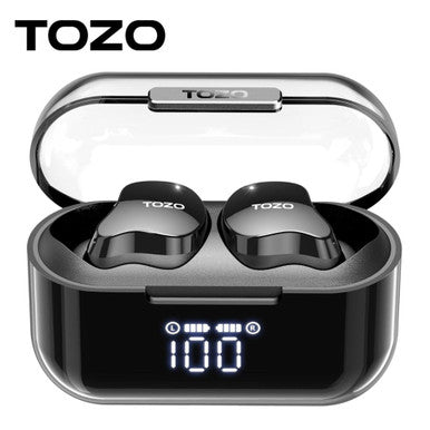 TOZO® T18 Crystal Buds Bluetooth Wireless Earbuds with Charging Case