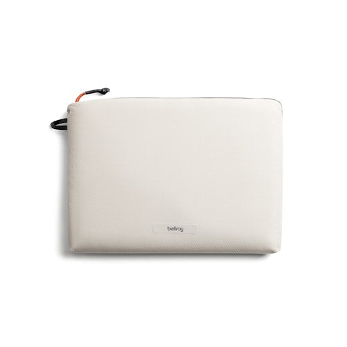 Bellroy Lite Laptop Sleeve Lightweight zip protective cover Chalk