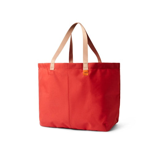 Bellroy Market Tote Plus Large Foldable Shoulder Shopping Bag Hot Sauce