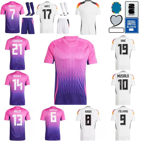 National Team 7 HAVERTZ Soccer Jerseys Men Youth 17 WIRTZ 9 FULLKRUG 4 TAH 2 RUDIGER 22 TER STEGEN MULLER GUNDOGAN MITTELSTADT Football Shir