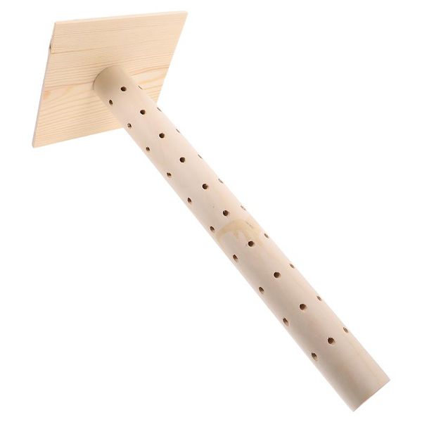 1pc Wood Lollipop Stand 360 Rotate Lollipop Holder Hole Lollipop Display Stand Dessert Candy Holder Skewer Popsicle Holder 42cm