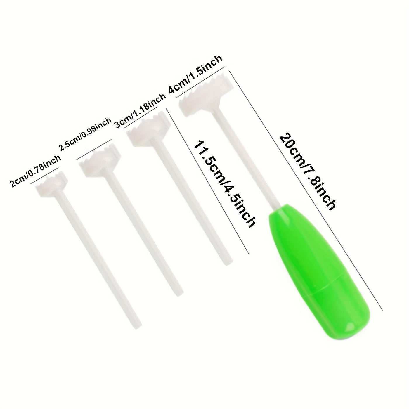 TEMU Five-piece Vegetable Pitting Tool Set, Multifunctional Plastic Kitchen Gadget For Removing Cores From Fruits And Vegetables.