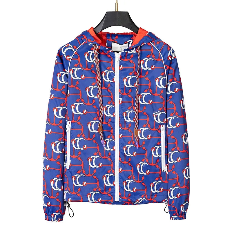 Mens Designer Jacket Coat Windrunner Fashion Bomber Jackets Sports Windbreaker Casual Zipper Coats Man Outerwear Clothing M-3XL