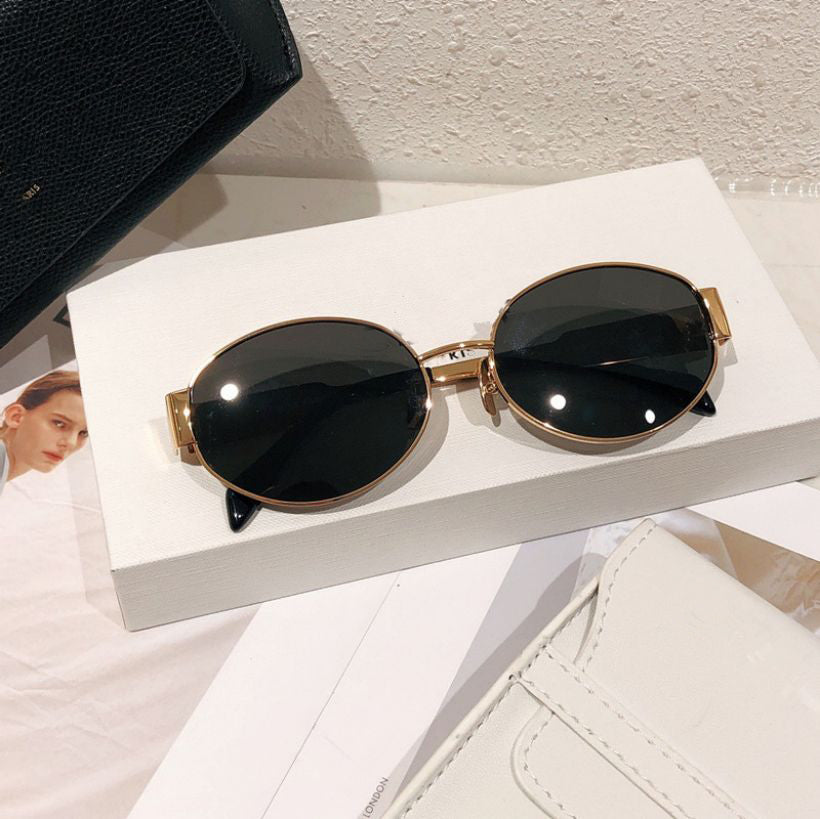 Triomphes sunglasses for women designer sunglasses mens glasses oval frame mirror alloy shades goggle luxury Lunette de Soleil womens sunglasses