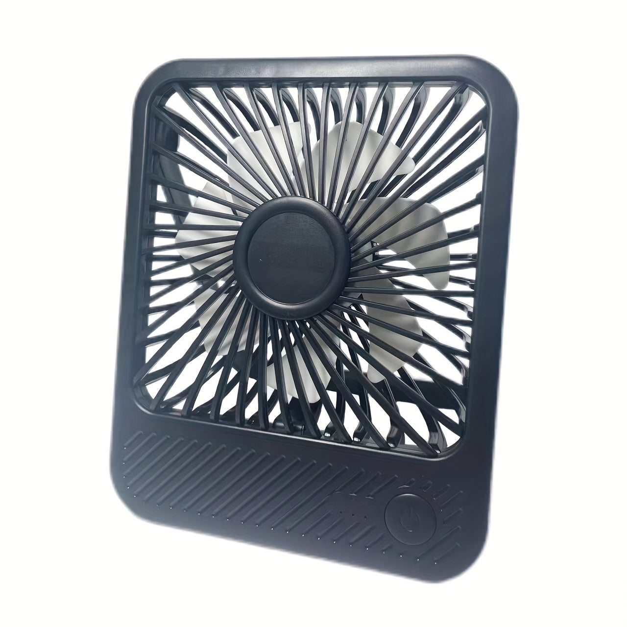 TEMU Desktop Fan, 2.5-11h 2000mah Battery Powered Small Usb Fan, , 180° Tilt Folding, 3 Adjustable, Battery Powered Mini Personal Fan For Office And
