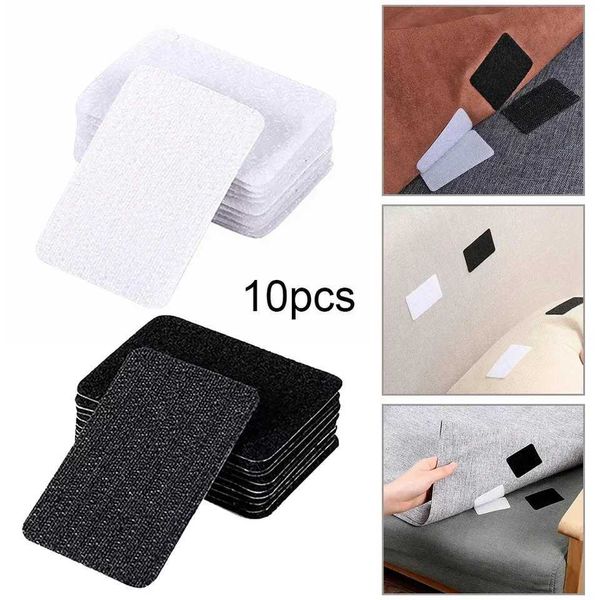 10pcs-Set Gripper Anti-Slip Pads Bath Mats Sticker Tape Carpet Mat Non Slip Removable Replacement Reusable Rug AccessoriesC241227