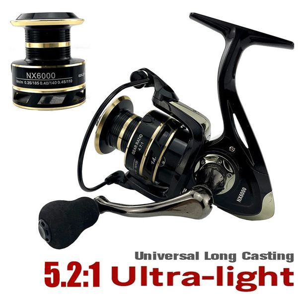 BKNX 20007000 Series Full Metal Spinning Fishing Reel 131BB Ball Bearings 810kg Max Drag Saltwater Trolling Surf Sea 241120