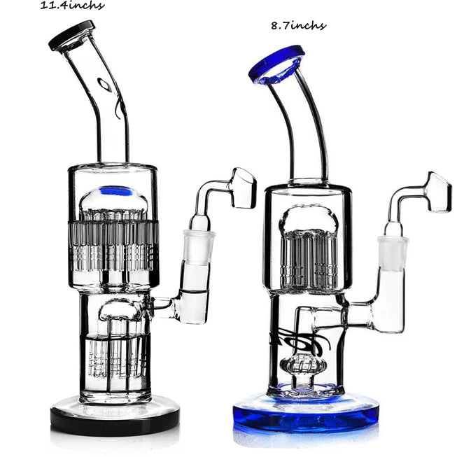TORO Hookahs glass bong Smoking Water Pipe Bubbler heady dab rigs matrix perc ash catcher perc 18 mm bowl glass water bongs