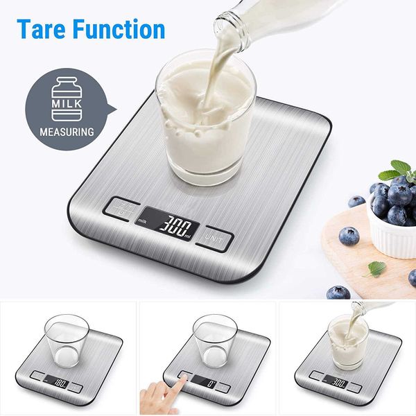 Household Scales Food Scale Smart Nutrition Scale Measure in Ounces Grams or Milliliters Kitchen Tools Gadgets z241210
