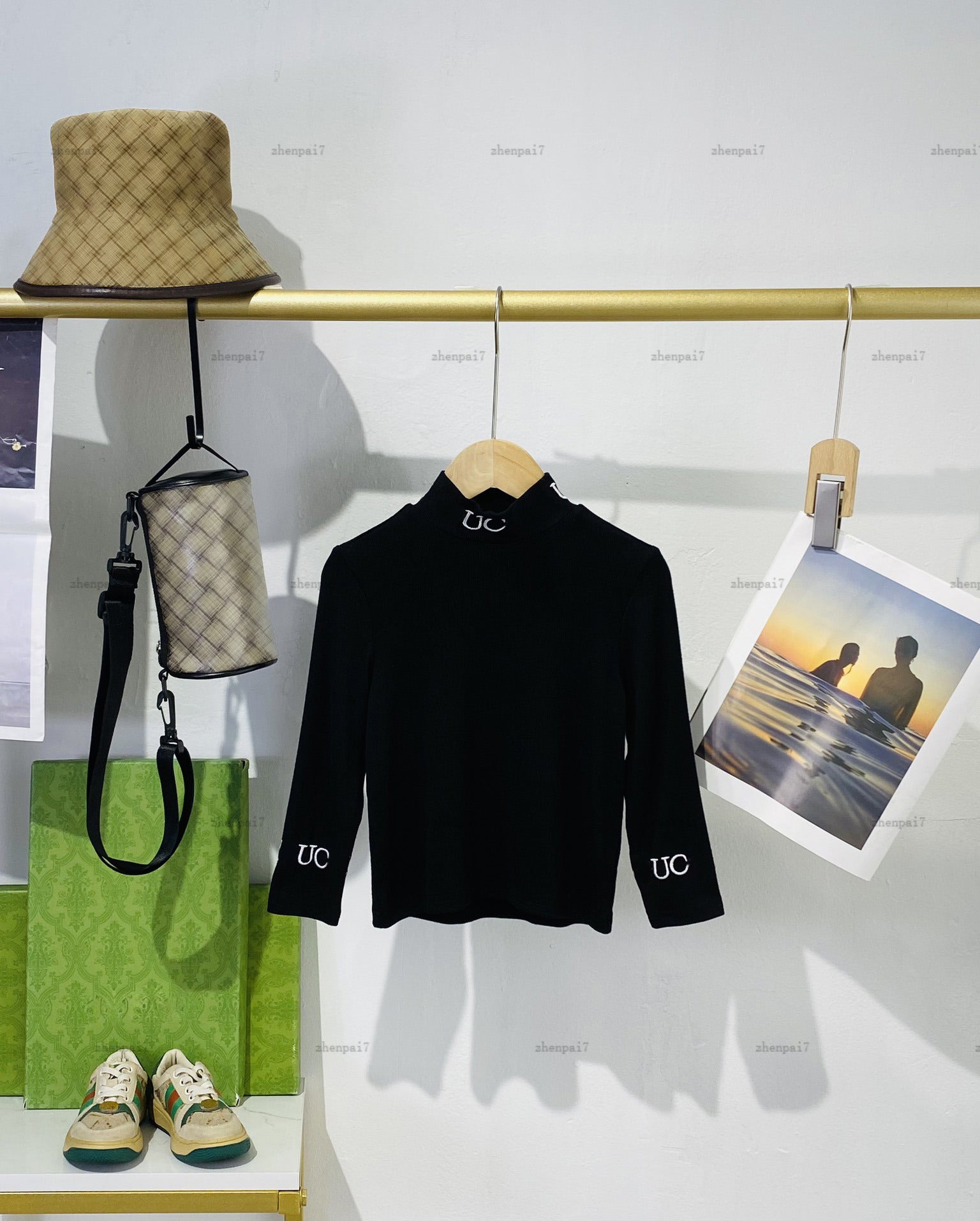 Top boy girl sweater autumn kids Knitwear top kids designer clothes Adorable animal print baby Knitted pullover A827X23N221-b