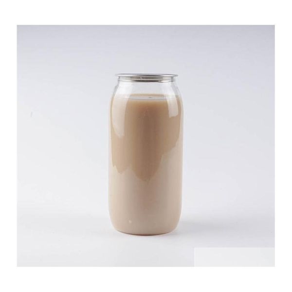 Water Bottles Plastic Beverage Bottle Pop Can 350Ml 500Ml 650Ml Ringpl Round Disposable Food Grade Pet Juice Cups B3 Drop Delivery H Dhy75