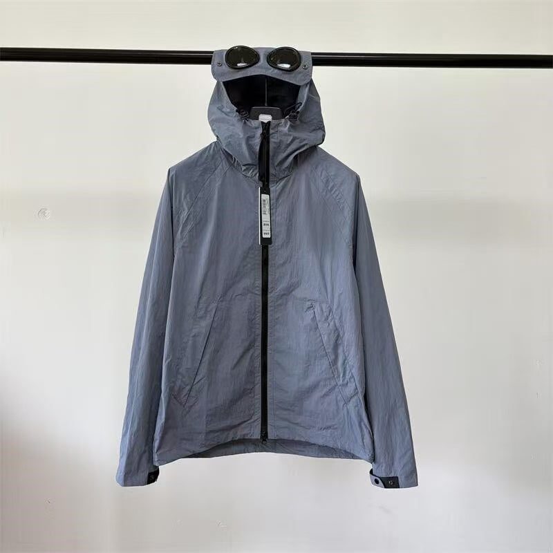 Mens Jacket Coat Hoodie Sweatshirts One Lens Lapel Shirt Jackets Garment Dyed Utility Overshirt Outdoor Men Cardigan Outerwear Clothe