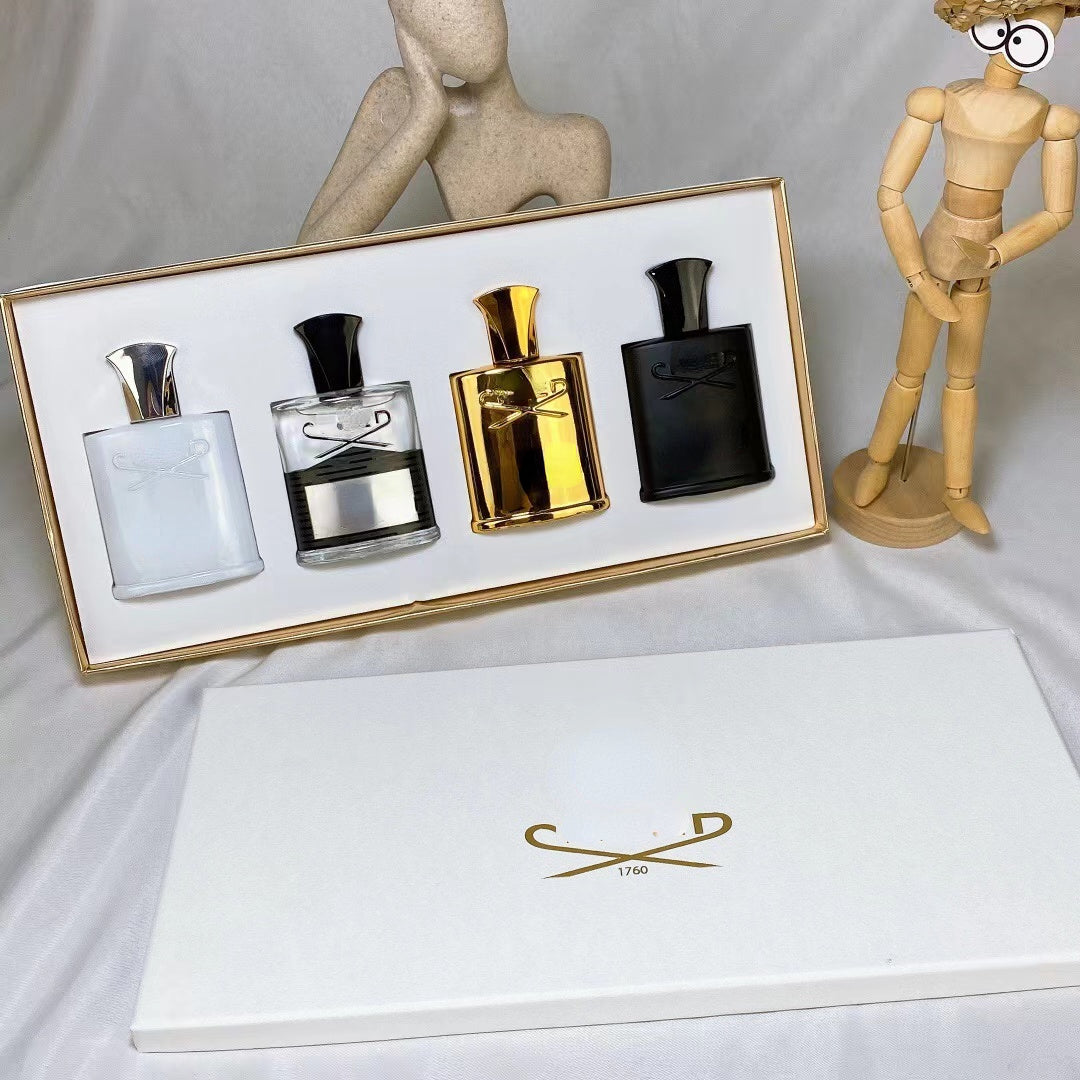 Perfume 4-piece suit crade faith men&#039;s perfume spray lasting fragrance Valentine&#039;s Day best gift perfume set box