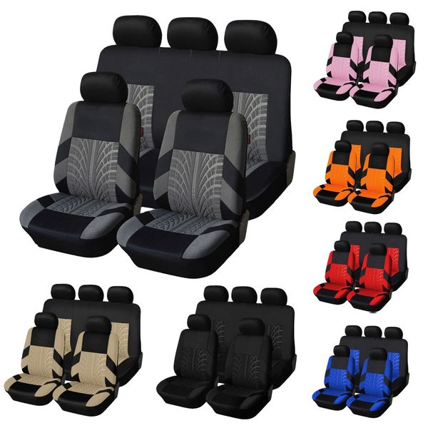Car New Upgrade Seat Cover High Quality Car Seat Cushion Covers Universal Embroidery Car Seat Cover Set Car Interior Decor Accessory s