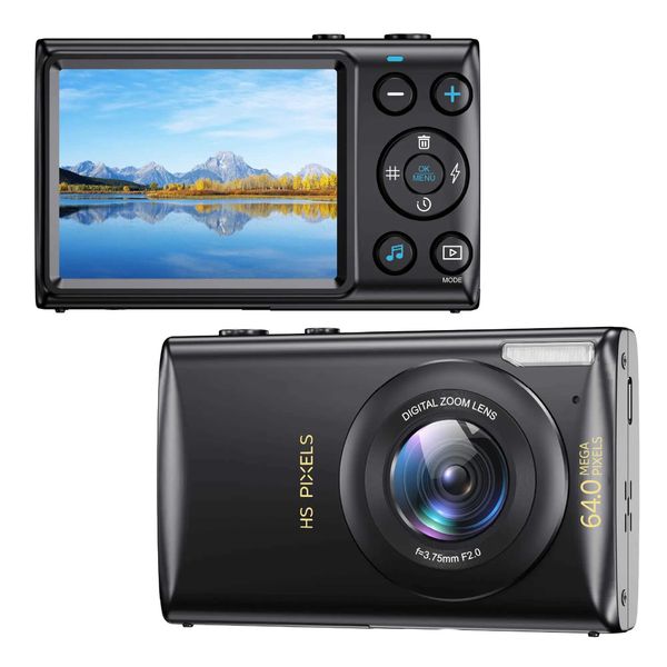 4K digital camera for photography and video 64MP autofocus anti shake virtual log childrens camera 18x digital zoom compact camera M240831