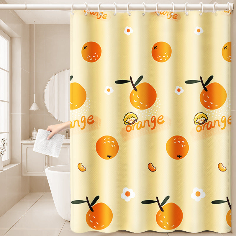 YL-36598 New curtain punch-free installation, rental room, simple retractable rod, a complete set of blackout cloth for office