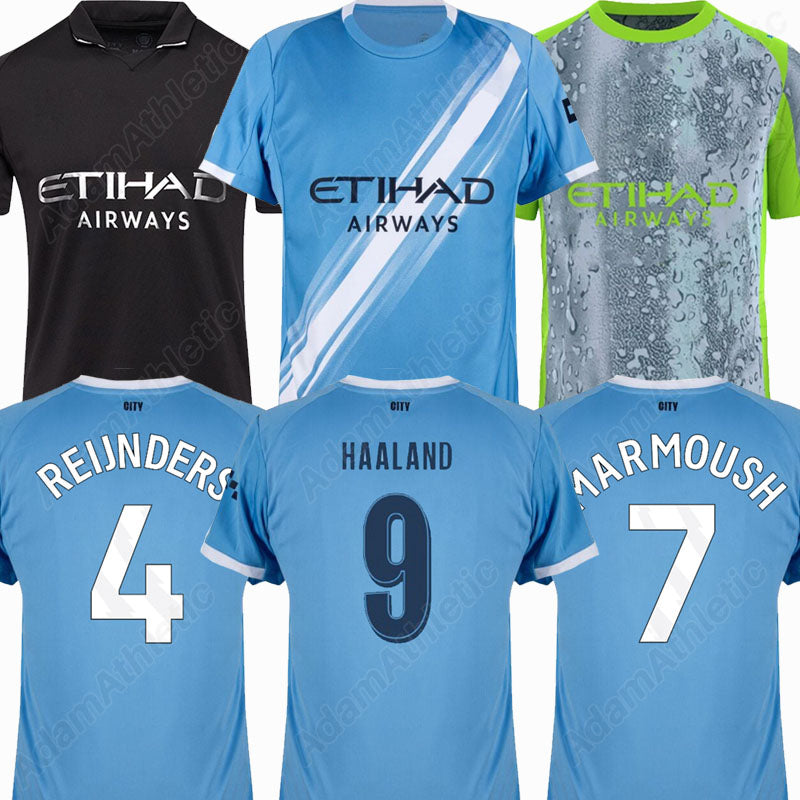 MARMOUSH jerseys 25 26 HAALAND football shirts 2025 RODRIGO soccer jersey kid kit player version