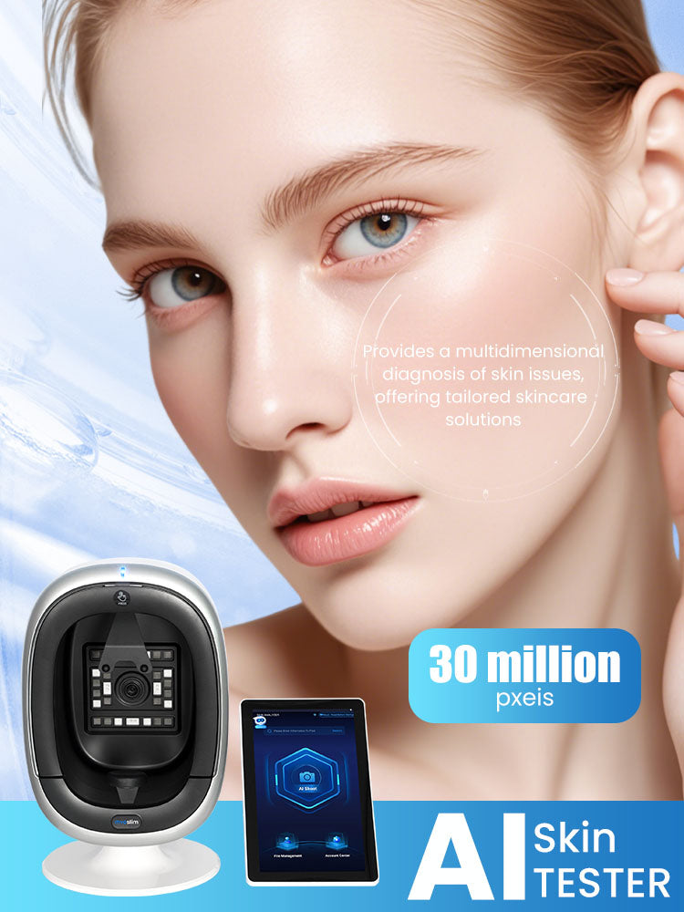 Advanced 3D AI Facial Skin Analyzer with 180Â° Full-Range Imaging Magic Mirror Scanner & Acne Detection Machine