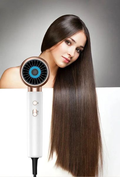 High-Speed Electric Turbine Hair Dryer - Quiet, Fast Drying, Constant Temp