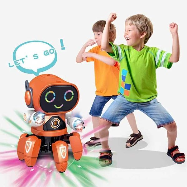 2023 Limited Edition Baby Toys Early Childhood Education Toys Dance Music Robots Cars Robots Childrens Birthday GiftsC250107
