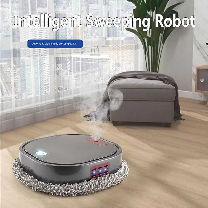 Robotic Vacuums 2024 New Rechargeable Smart Mopping Robot Spray Cleaner Dry and Wet 3 in 1 Sweep and Mop Robot Vacuum Cleaner Home Mopping Robot J24
