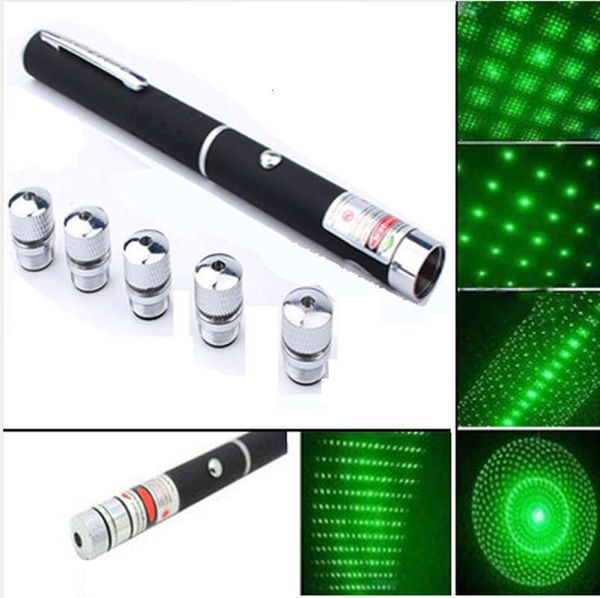 Five in one Starry Sky Laser Teaching Whip Indicator Pen Sand Table Sales Outdoor Finger Star Teasing Cat and Dog Toys