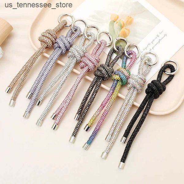 Cell Phone Straps Charms Light Luxury Senior Sense Diy Crystal Zirconia Chain Car Keychain Pendant Camera Charm Accessories Cell Phone Hangi