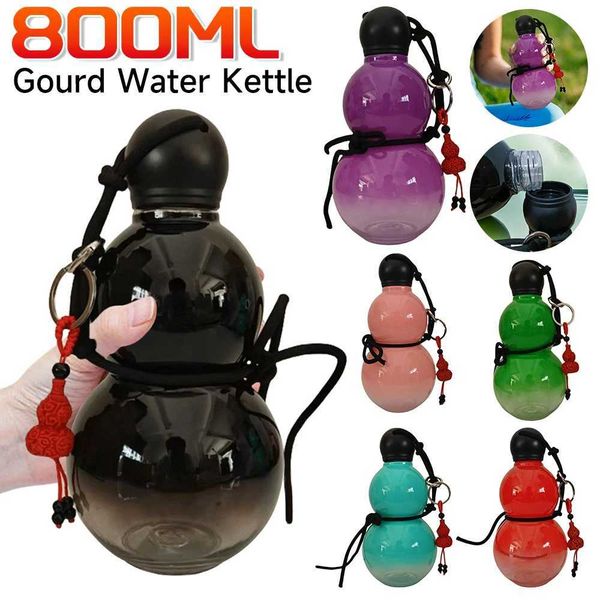 Chinese Retro-Inspired Gourd Water Bott 800ML Large acity Portab Wine Bott Travel Water Bott Gifts Kett Space CupXJ241123