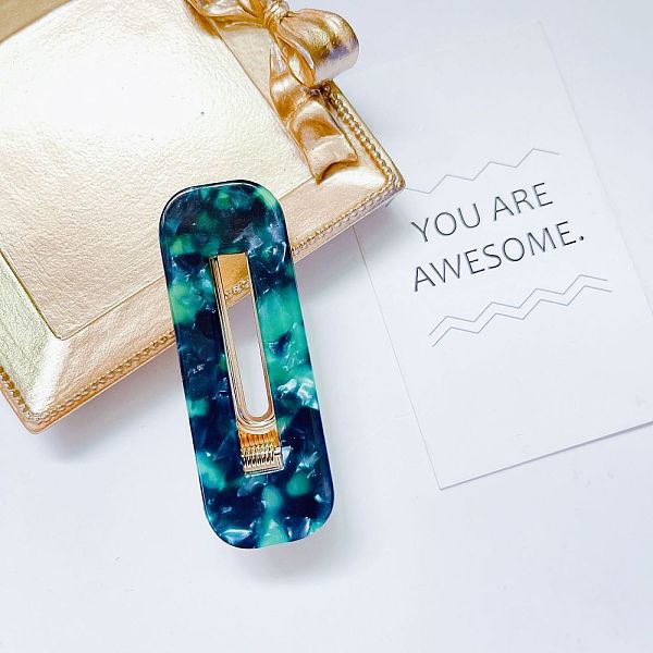 Modische Acetat Haarnadel mit Waterdrop Pony Clip - elegant