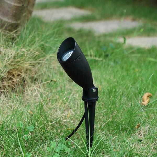 10W 12W 20W Outdoor Peak Lawn Light LED Garden Lighting Waterproof Building Green Spotlight AC110V 220V DC12V X241102