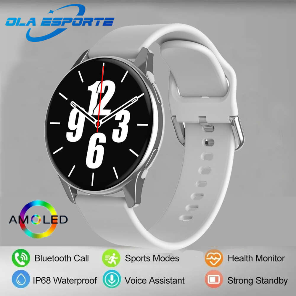 Smart Watch AMOLED Color Screen Full Touch Blood Pressure Monitoring Sport mode Bluetooth Call Smartwatch For Men Women