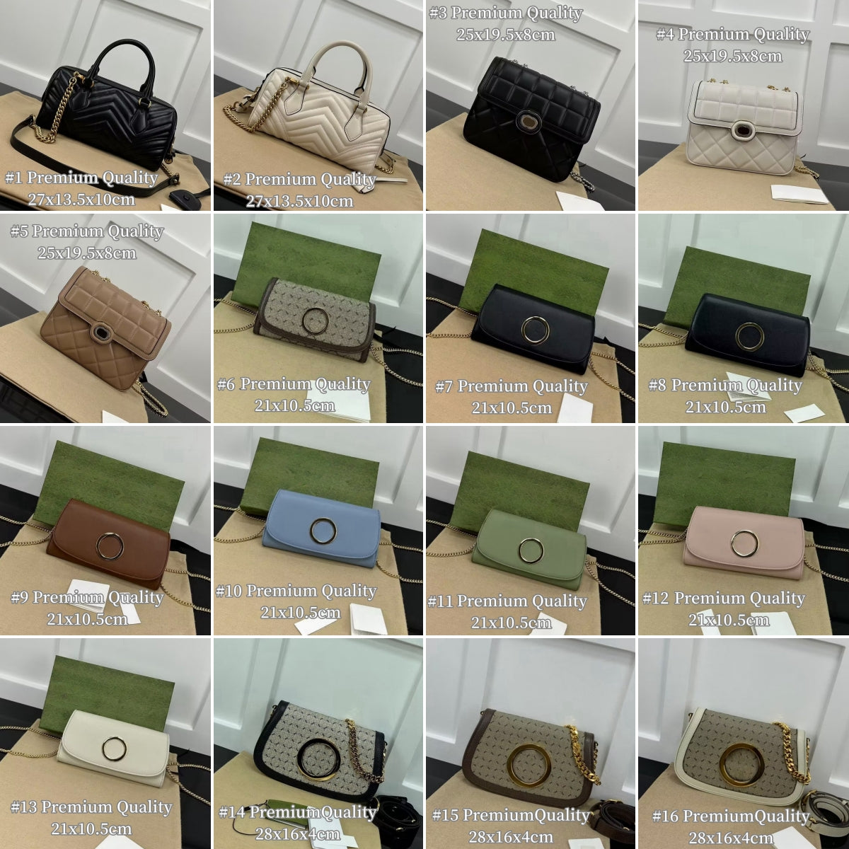 10A Mirror Premium Quality Pillow Handbag with Wavy Pattern Metal Logo Women&#039;s Leather Mar mont Crossbody Totes Chain Bags 26195 26194 26293