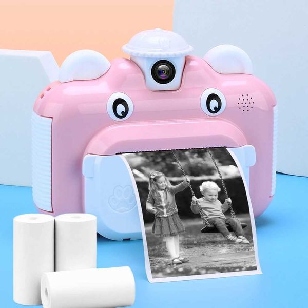 Child Instant Print Camera 1080P HD Video Photo Kids Camera for Children Digital Camera Photographic Girls Toys GiftM240803