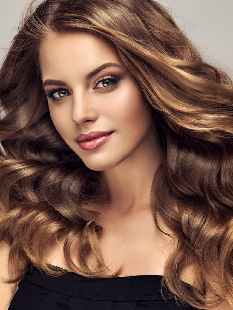 UNice Walnut Brown Human Hair Clip In Extension