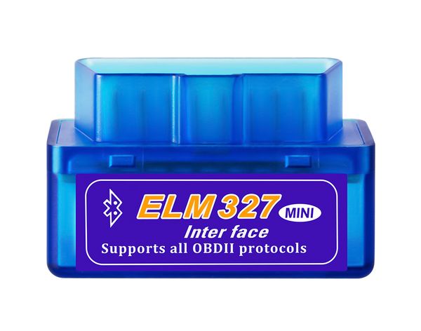 Mini Elm327 Bluetooth OBD2 V1.5 Elm 327 V 1.5 OBD 2 Car Diagnostic-Tool Scanner Elm-327 OBDII Adapter Auto Diagnostic Tool