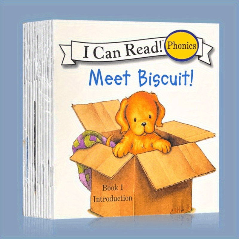 TEMU Materials, Biscuit Learn To Read Phonics Kit 12-book Set | Books With Parent Guide, Early Reading Materials ( Series)