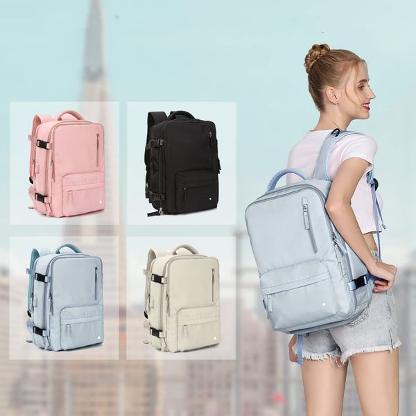 L2093 women and men backpack business travel luggage bag short distance travel bag, large capacity student computer backpack