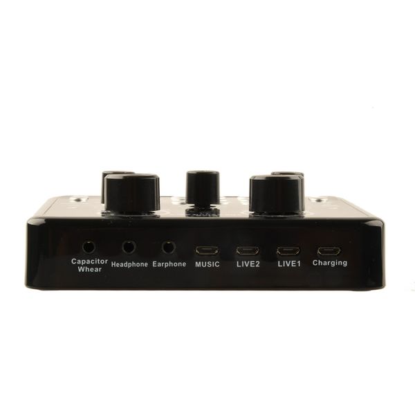 Sound V8 Live Card USB Charging With Music ECHO MIC Function Can Be Connected To Mobile Phone Headset Microphone Computer Tablet