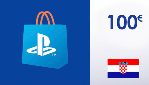 PlayStation Network Gift Card 100 EUR - PSN Croatia