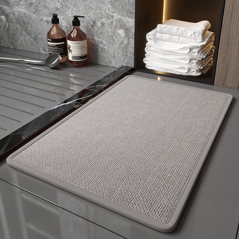 Bathroom Floor Mats Toilet Door Strong Water Absorption Non-slip Foot Mat