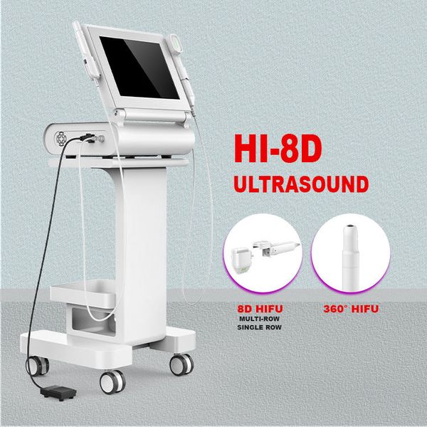 Powerful Hifu 7D Skin Tightening Cell Regeneration 2 Handles Slimming Machine Weight Loss For Beauty Equipment Hifu Beauty Device