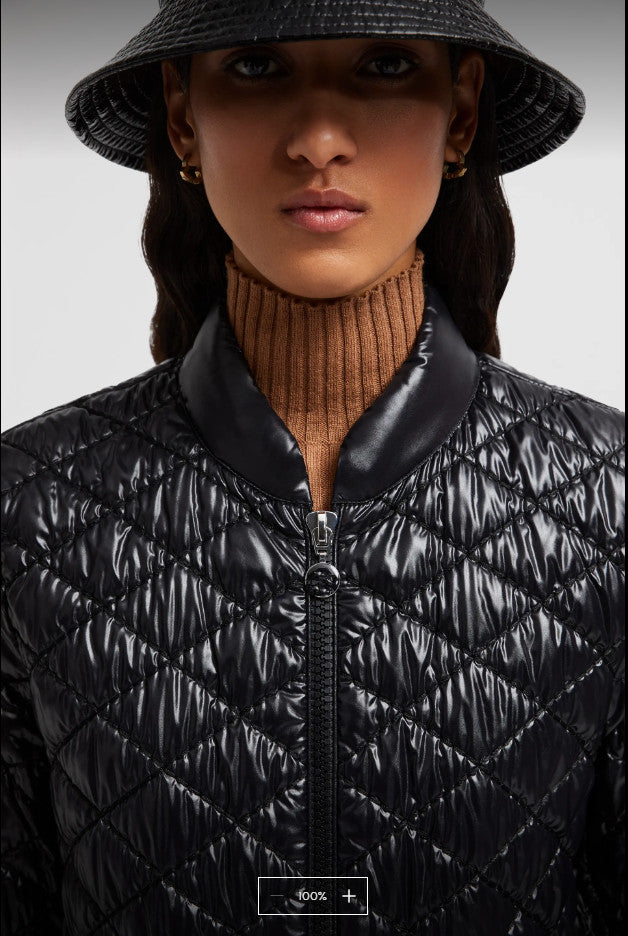 2024 Autumn Winter Women&#039;s White Duck Down Parkas Jackets Zipper Striped Stand Collar Woman&#039;s Slim Short Coats MKW24001