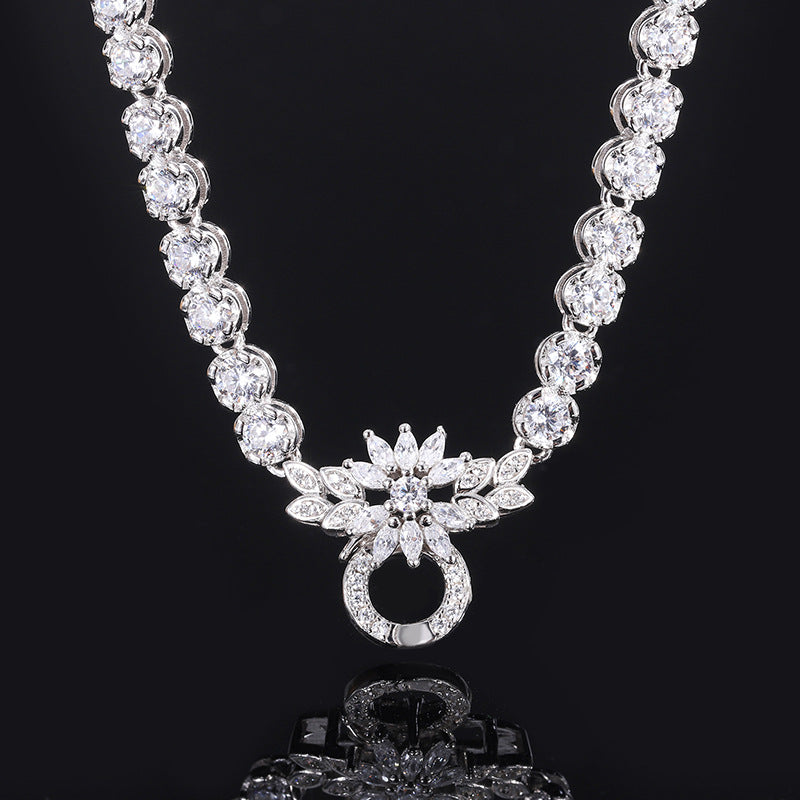 S925 Silver Bubble Necklace, Versatile Chain Design, Stylish Adjustable Women&#039;s Necklace, Perfect Accessory for Any Occasion