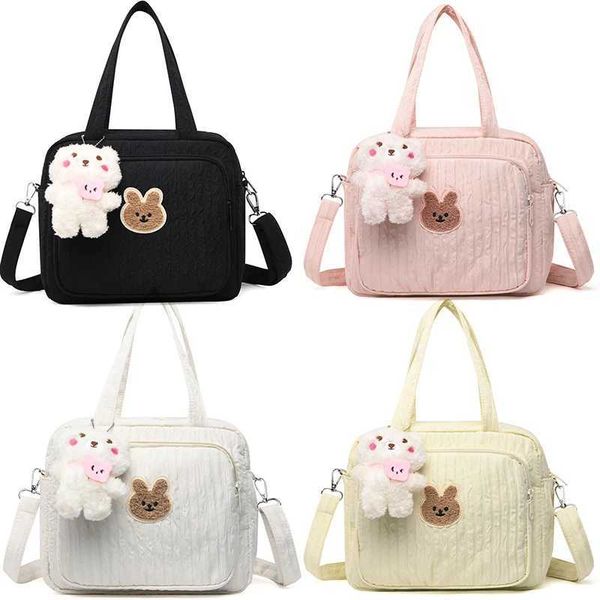 2024 Materni Bag Cute Bunny Multi-Functional Mommy Bags Lightweight Outing Travel Baby Stroller Diaper Bag Portable HandbagXJ250117