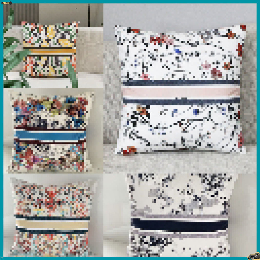 Designer pillow head sofa waist pillow pillow cushion living room bedroom office pillowcase home decoration COMFORTLIFEF_888