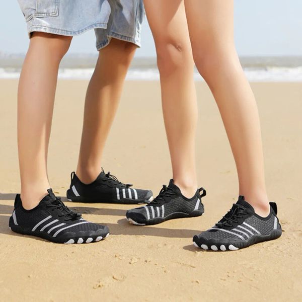 Quick Drying Beach Water Shoes Men Women Swimming Aqua Slippers Barefoot Surfing Upstream Sneakers Seaside Wading Aqua Shoes