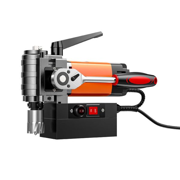 Powerful Magnetic Base Drill Iron Suction Drill High Altitude Drilling Machine Horizontal Bench Drill Electric Drill Light Magnetic Drill